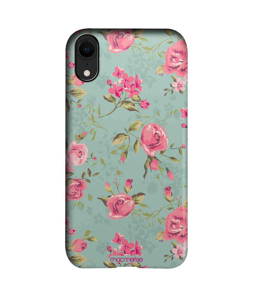 Teal Pink Flowers - Pro Case for iPhone XR