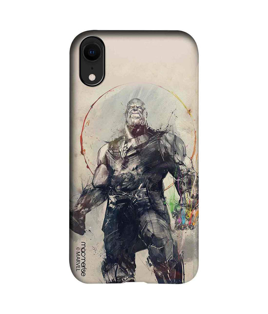 Thanos Sketch Art - Pro Case for iPhone XR