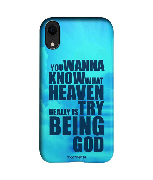 Try Being God Blue - Pro Case for iPhone XR