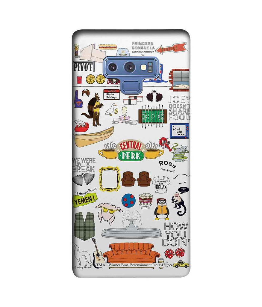 Friends Doodle - Sublime Case for Samsung Note 9