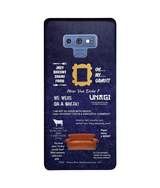 Friends Essentials - Sublime Case for Samsung Note 9