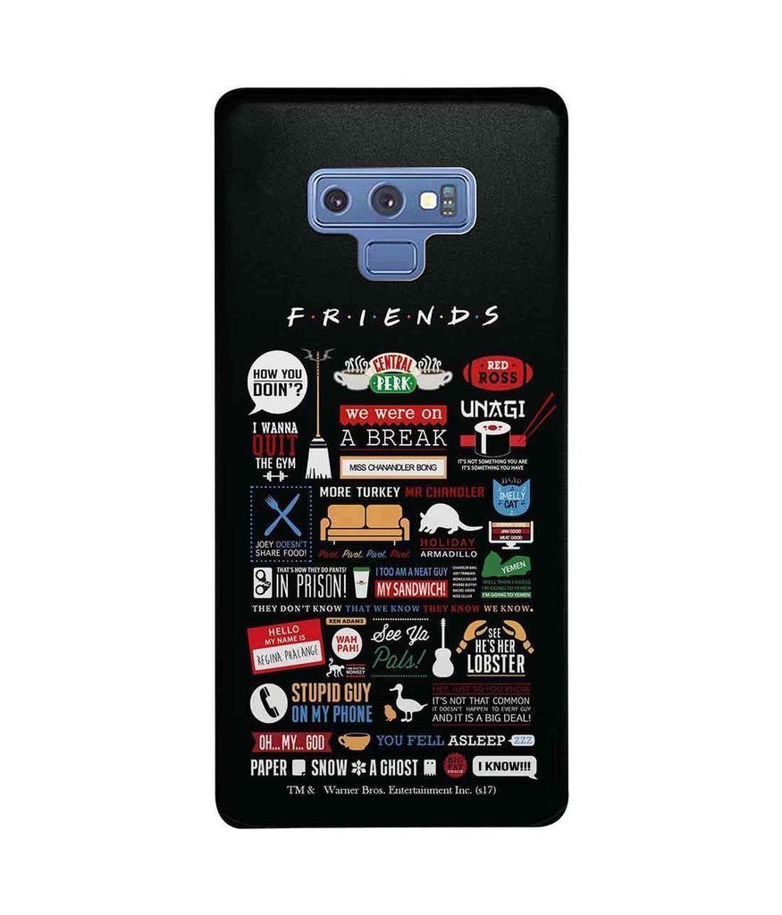 Friends Infographic - Sublime Case for Samsung Note 9