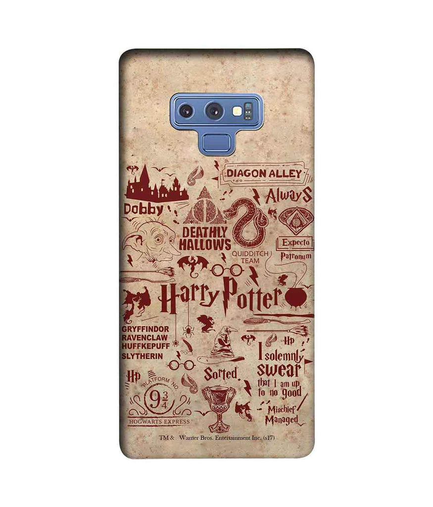 Harry Potter Infographic Red - Sublime Case for Samsung Note 9