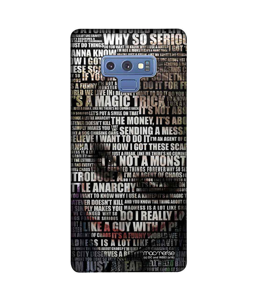 Joker Quotes - Sublime Case for Samsung Note 9