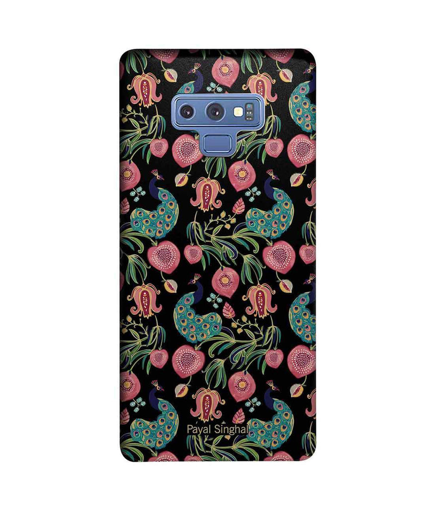 Payal Singhal Anaar and Mor Black - Sublime Case for Samsung Note 9