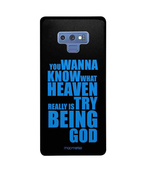 Try Being God Black - Sublime Case for Samsung Note 9