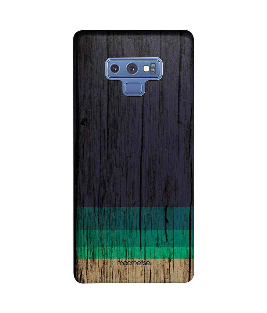 Wood Stripes Blue - Sublime Case for Samsung Note 9