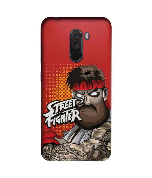 Beard Club Street Fighter Ryu - Sublime Case for Xiaomi Poco F1