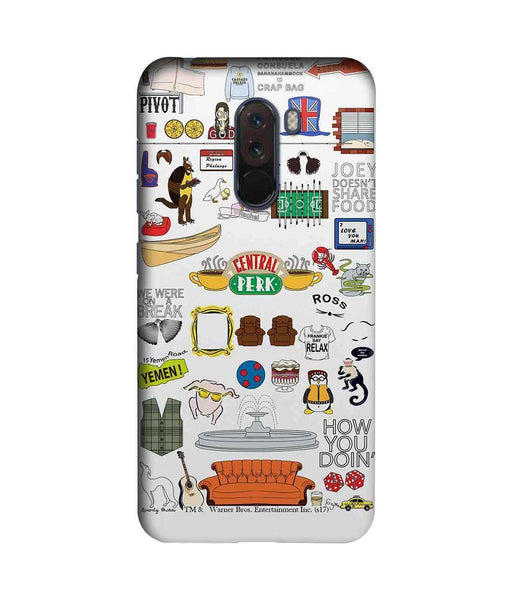 Friends Doodle - Sublime Case for Xiaomi Poco F1
