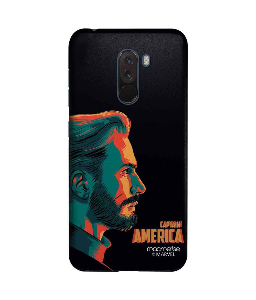 Illuminated Captain America - Sublime Case for Xiaomi Poco F1