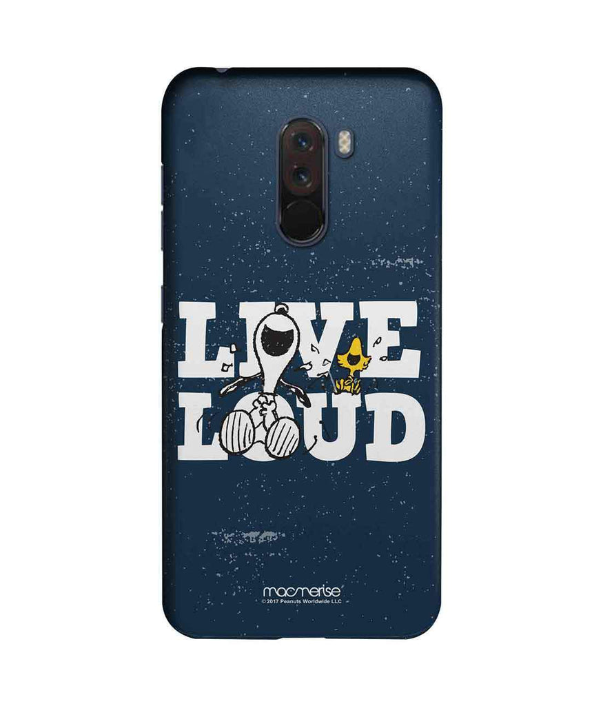 Live Loud Blue - Sublime Case for Xiaomi Poco F1