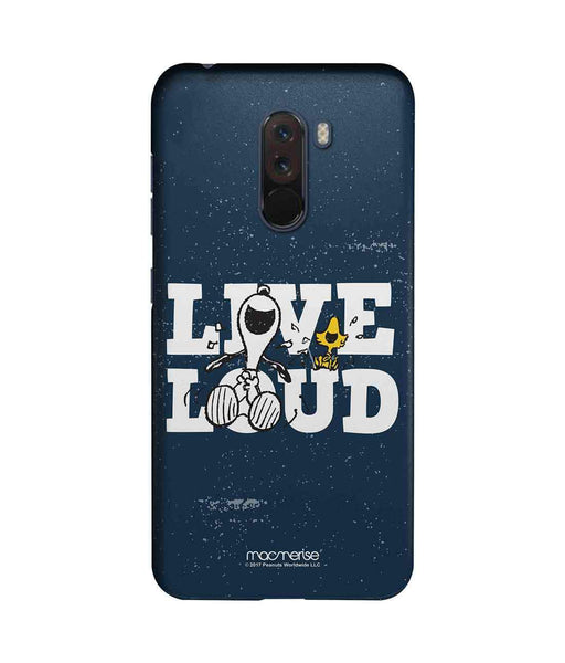 Live Loud Blue - Sublime Case for Xiaomi Poco F1