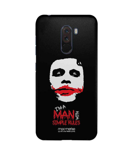 Man With Simple Rules - Sublime Case for Xiaomi Poco F1