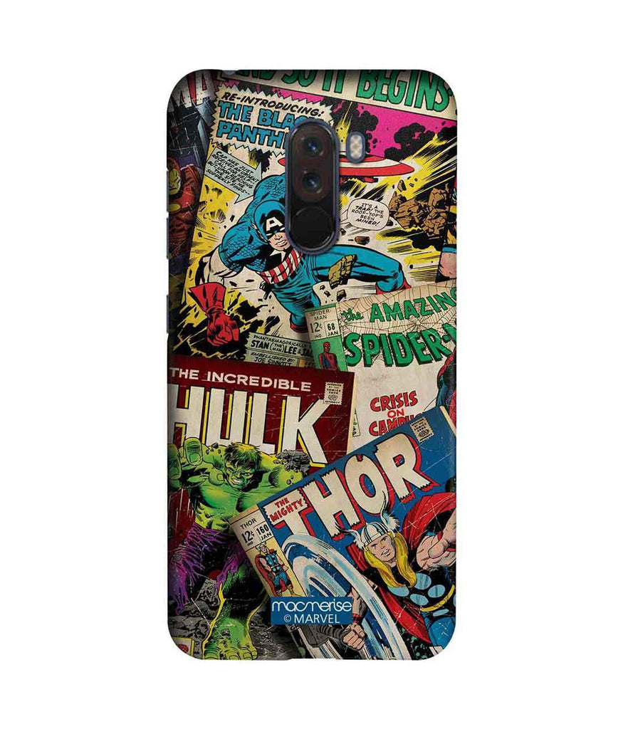 Marvel Comics Collection - Sublime Case for Xiaomi Poco F1