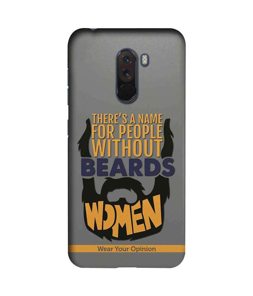 Men with beard - Sublime Case for Xiaomi Poco F1