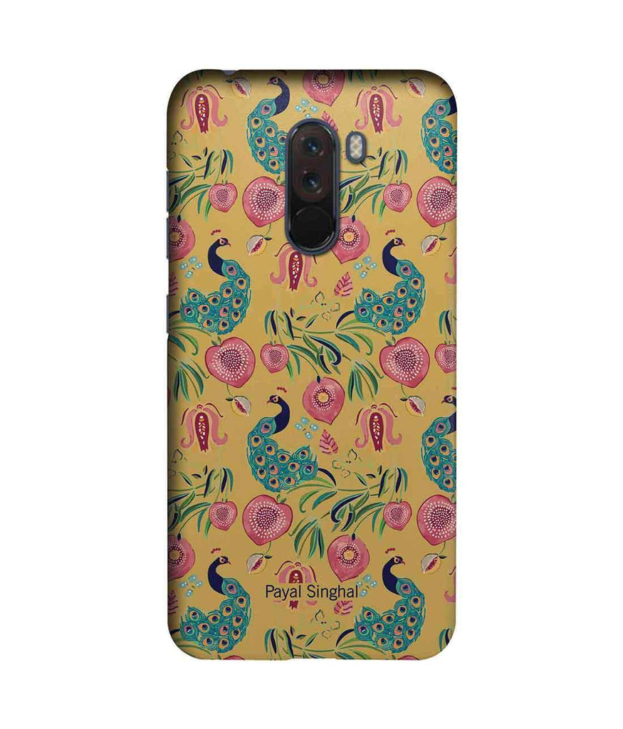 Payal Singhal Anaar and Mor Mustard - Sublime Case for Xiaomi Poco F1