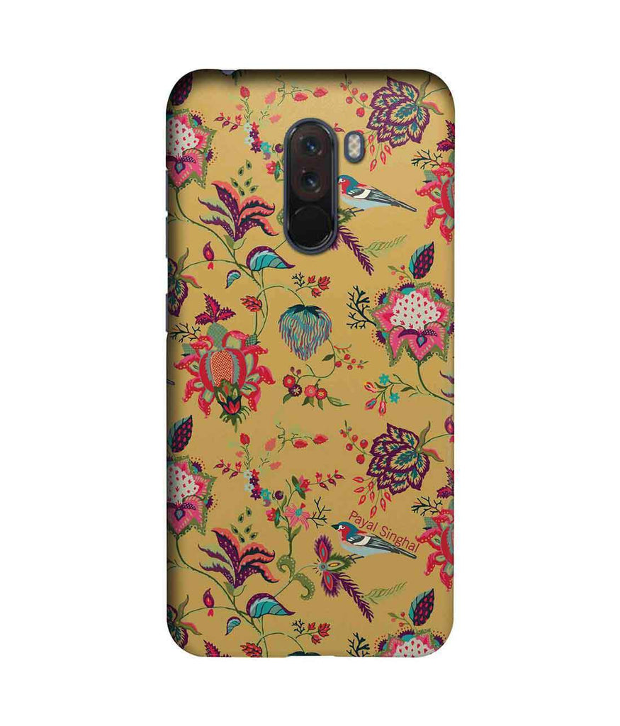 Payal Singhal Chidiya Mustard - Sublime Case for Xiaomi Poco F1