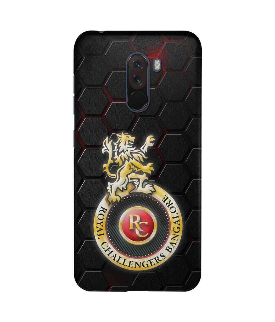 Play Bold RCB Logo - Sublime Case for Xiaomi Poco F1