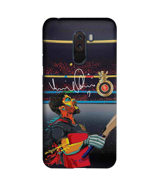Signature Virat Aggression - Sublime Case for Xiaomi Poco F1