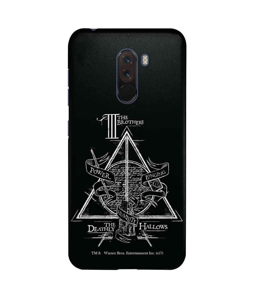 The Deathly Hallows - Sublime Case for Xiaomi Poco F1