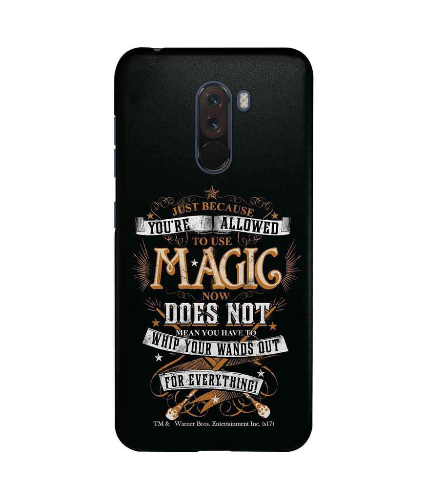 Wand Wisdom - Sublime Case for Xiaomi Poco F1